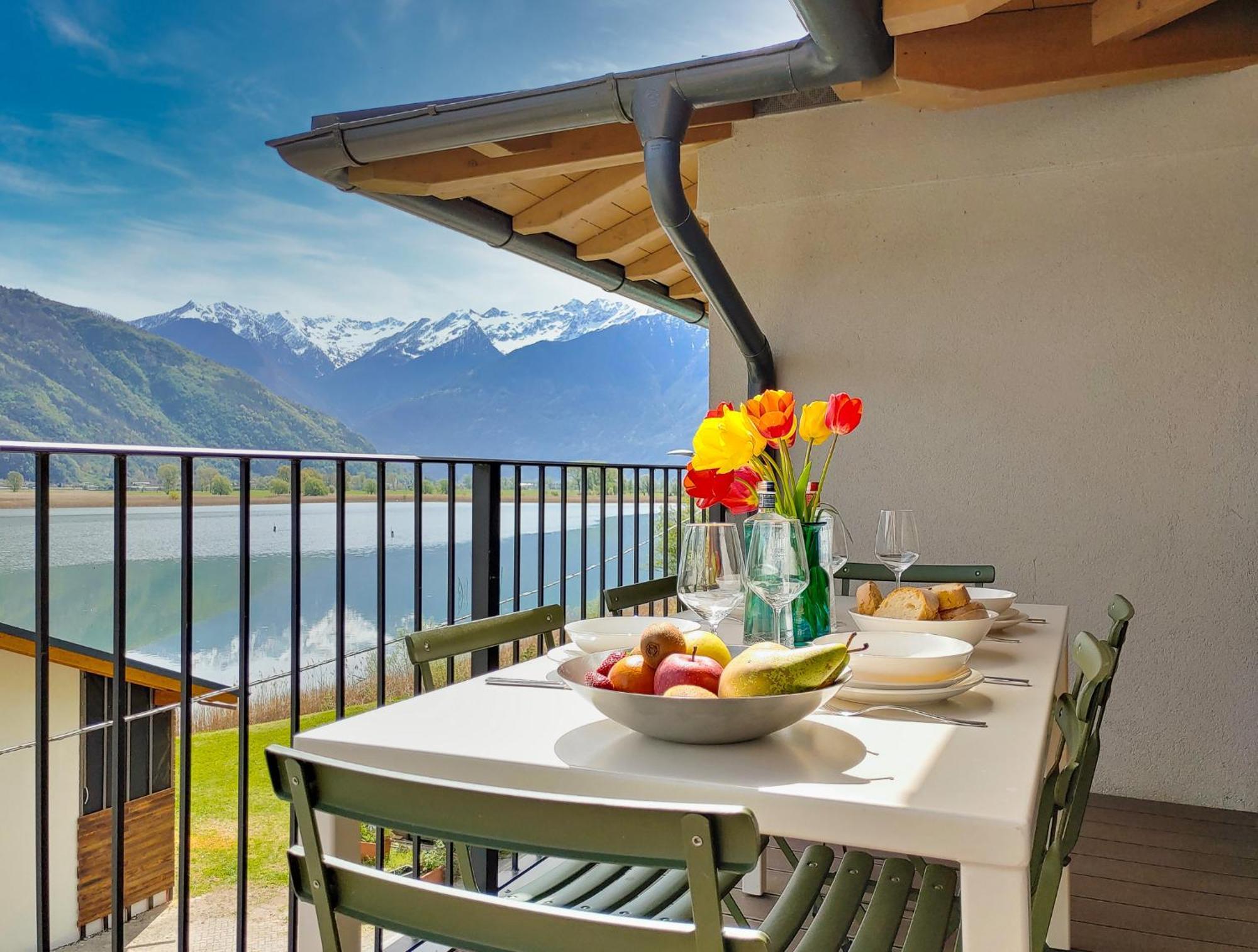 Dascio Dolce Ferienwohnung Panorama Balkon am See Exterior foto