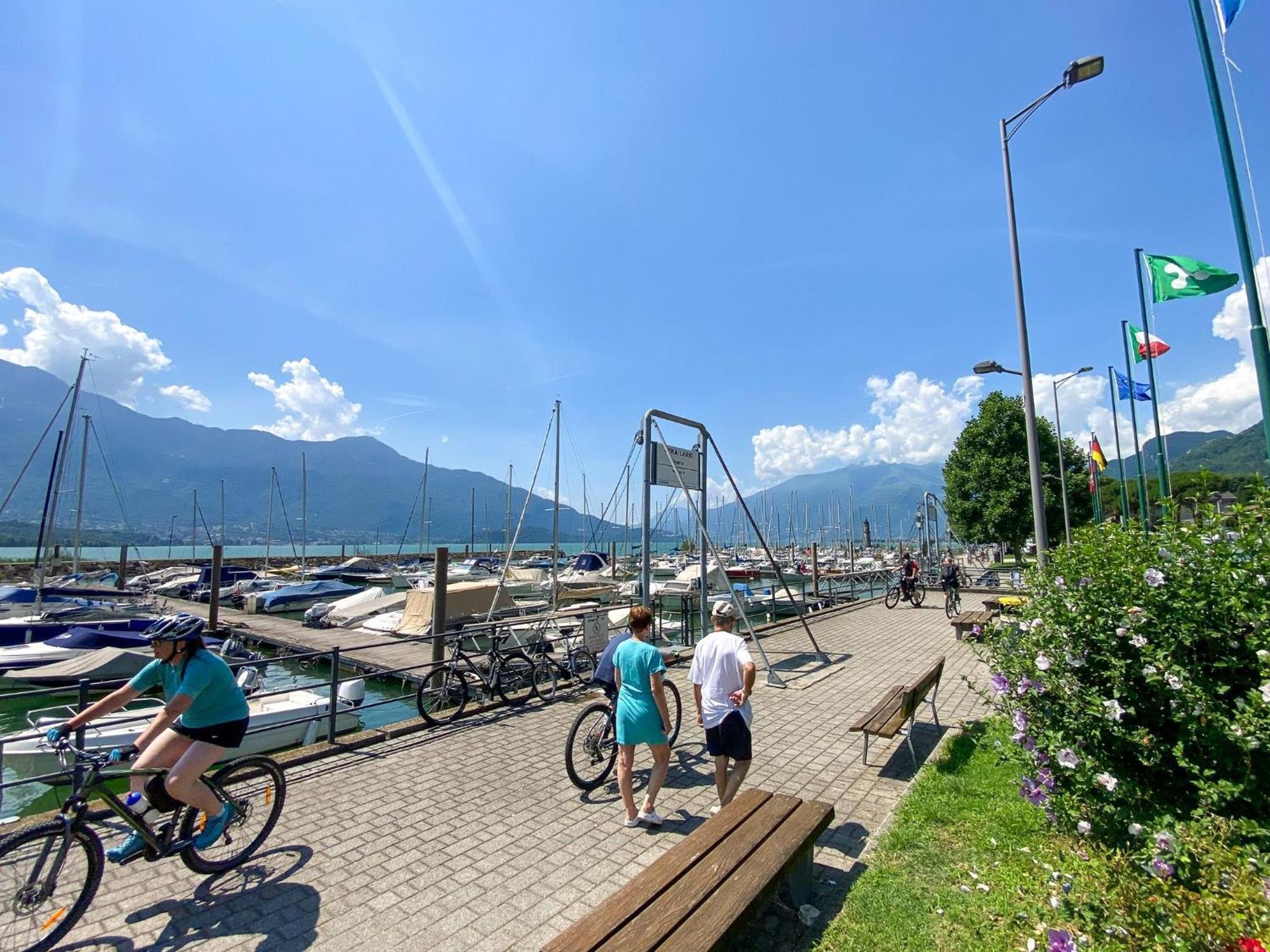 Dascio Dolce Ferienwohnung Panorama Balkon am See Exterior foto